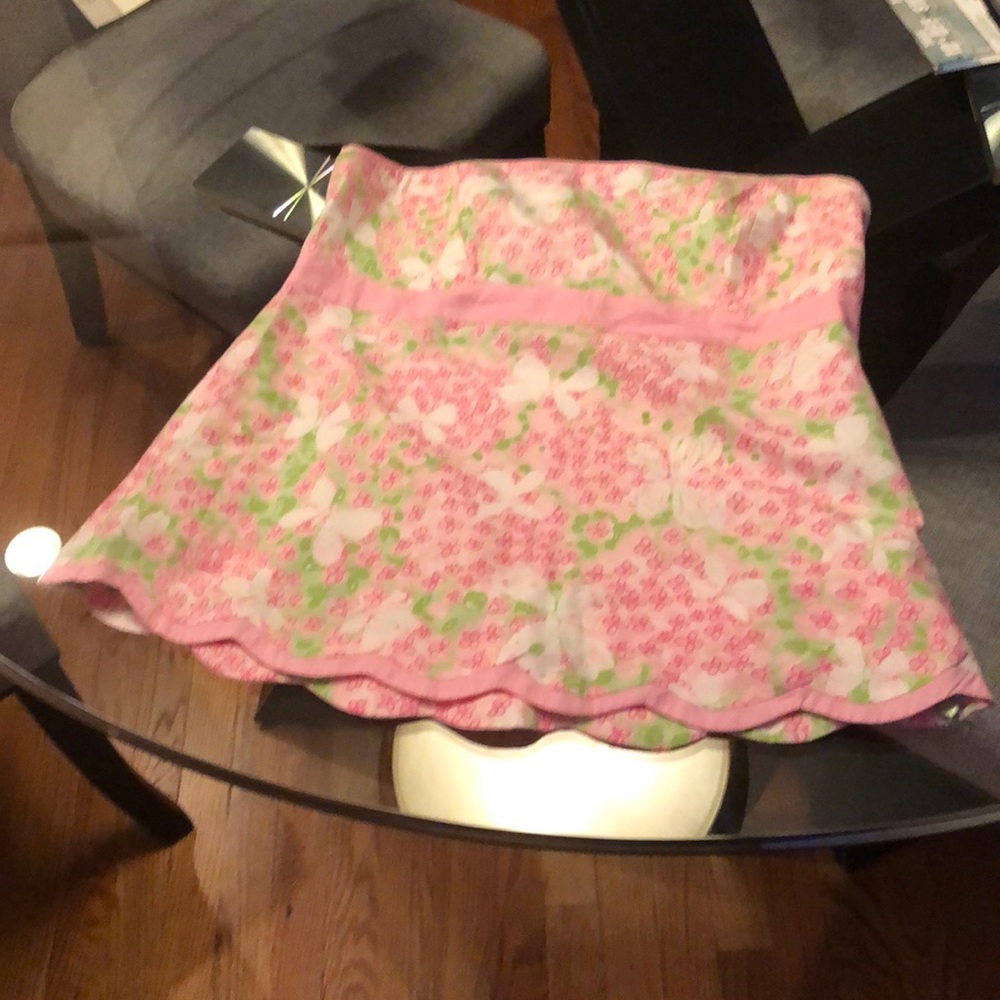 Lilly Pulitzer Sz 8 strapless top.